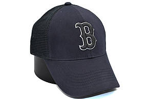 Бейсболка сітка Art cap Boston Red Sox 56-61 см темно-сіра (0919-523), фото 1