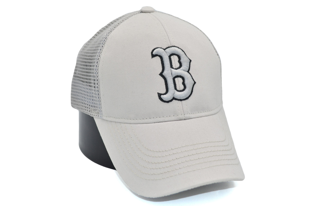Бейсболка сітка Art cap Boston Red Sox 56-61 см сіра (0919-526)