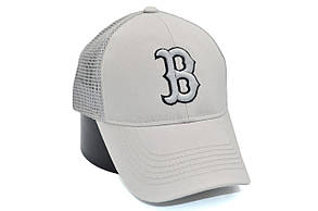Бейсболка сітка Art cap Boston Red Sox 56-61 см сіра (0919-526), фото 1