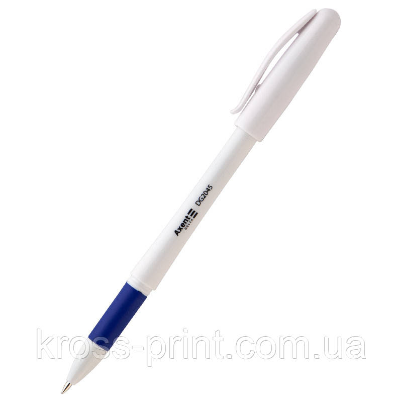 Ручка гелева Axent Delta DG2045-02, 0.5 мм, синя
