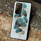 Чохол Epoxy Case для Huawei P40 Blue Leaves, фото 2