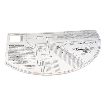 Шаблон для настроювання програвача Tonar Professional Cartridge Install Protractor, art. 3583 (art.192341)