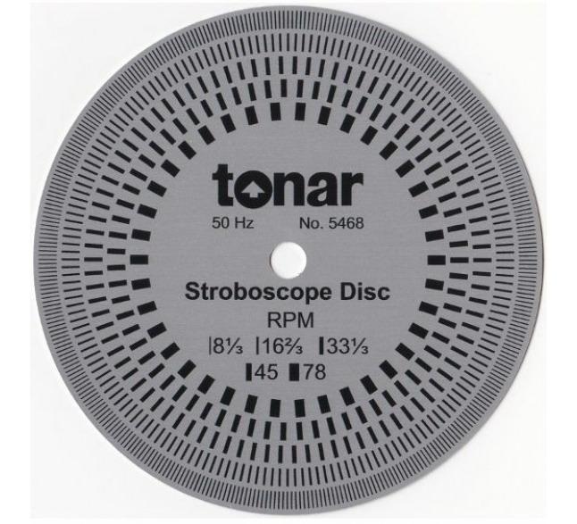 Стробоскопічний диск Tonar 10cm Aluminium Stroboscopic Disc, art.5468 (art.236870)