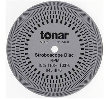 Стробоскопічний диск Tonar 10cm Aluminium Stroboscopic Disc, art.5468 (art.236870)