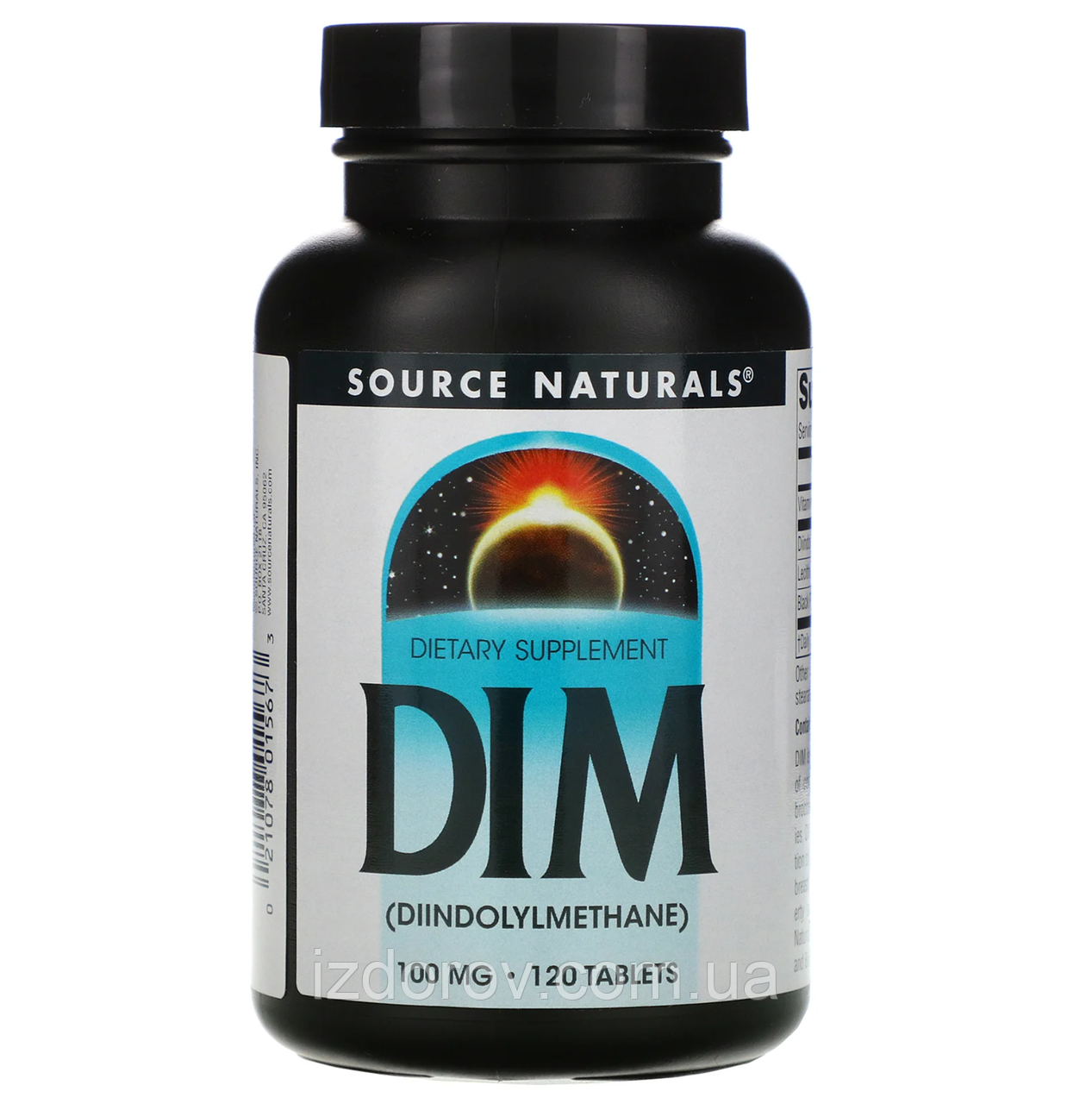 DIM 100 мг Source Naturals дііндолілметан для жіночого гормонального здоров'я 60 таблеток