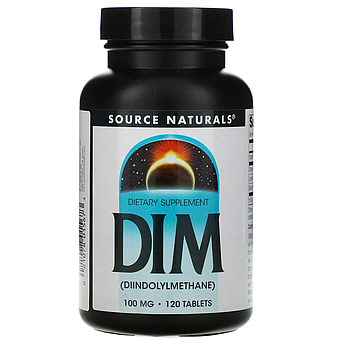 DIM 100 мг Source Naturals дііндолілметан для жіночого гормонального здоров'я 60 таблеток