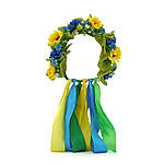 Вінок український - дорослий (жовто-блакитний)