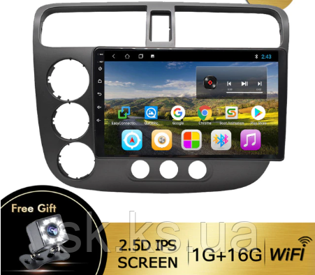 Junsun 4G Android магнітола для Honda CIVIC 2000-2006