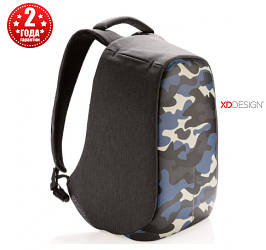 Рюкзак протикрадій міської XD Design Bobby Compact 14", Camouflage Blue (P705.655)