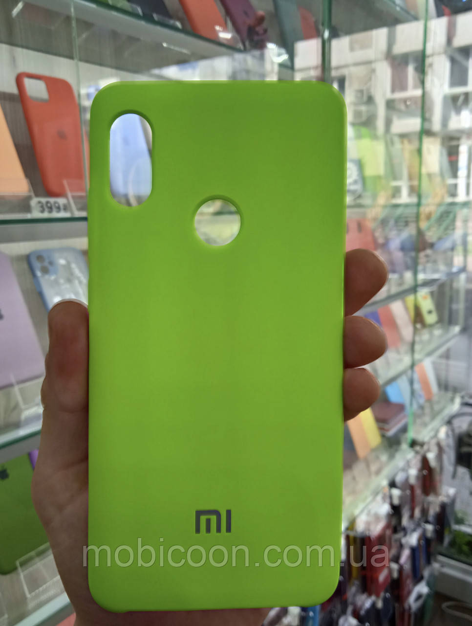 Чехол Silicone Case full для Xiaomi Mi A2 / Mi 6X green