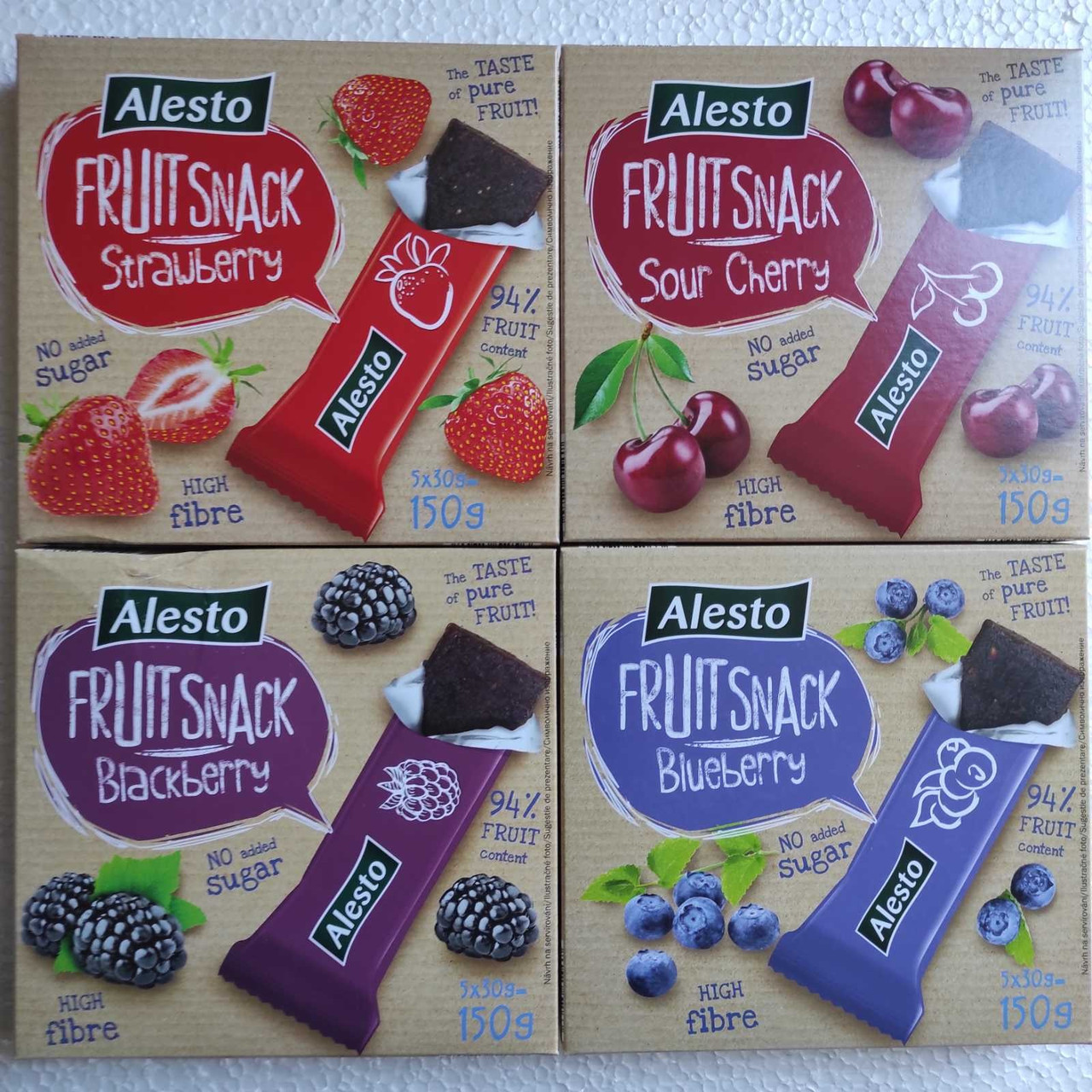 Снек Фруктовый Клубника Alesto Fruit Snack Strawberry 150 г Германия - фото 4 - id-p1424824468