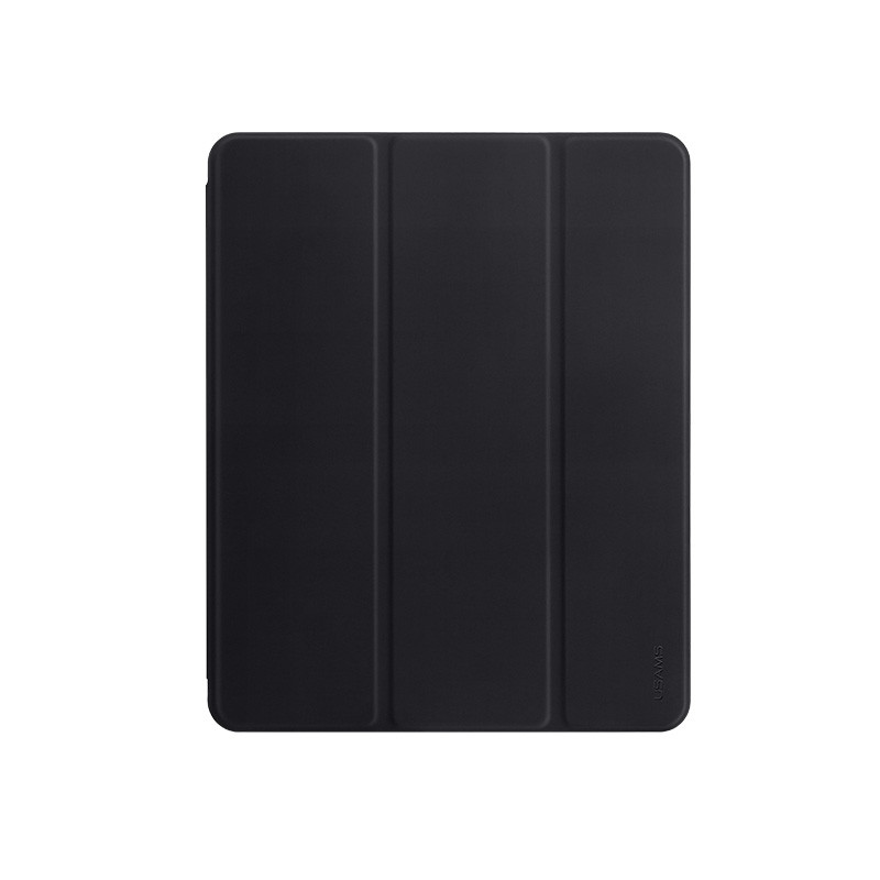 Силиконовый чехол книжка дпя iPad Air 4 10.9" 2020 с держателем для стилуса USAMS US-BH654 Winto Series. Black - фото 2 - id-p1424836772