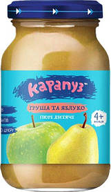 Пюре яблуко-груша 170 г Карапуз