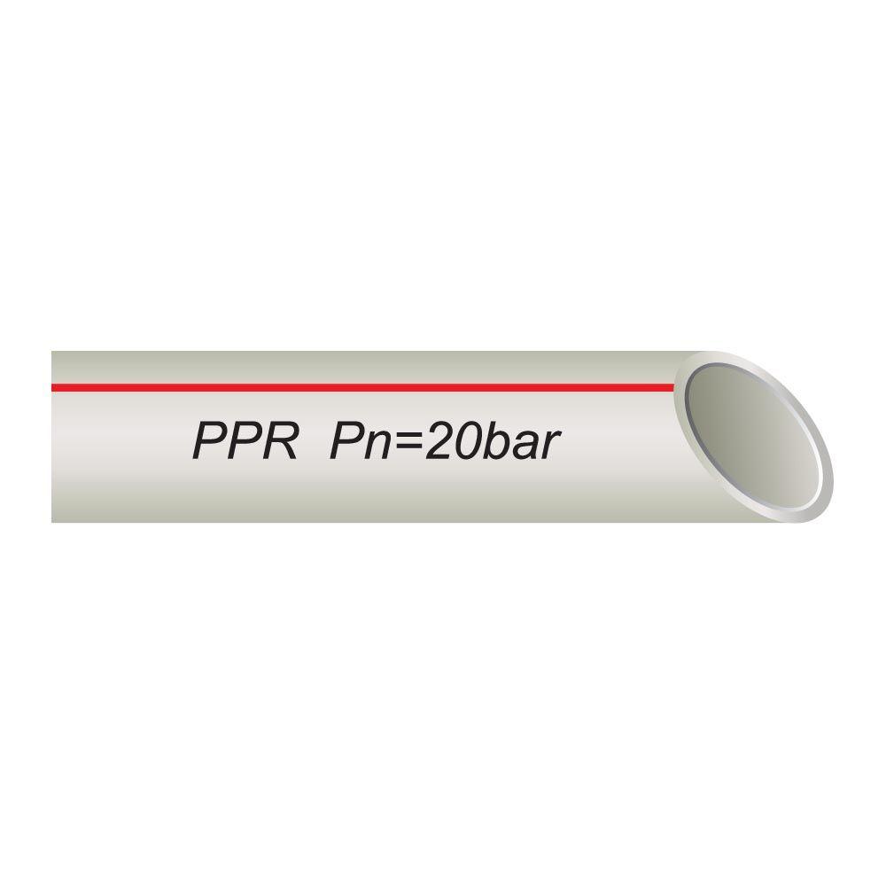 Труба VSplast PPR-AL-PIPE ф20 NEW з алюмінієвою фольгою(червоні літери на упаковці)