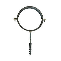 Хомут в зборі CR 3' (85-94мм) з гвинтом-шурупом 8*100 і дюбелем в уп, сірий