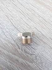 Заглушка латунь 1/4 Зовнішня 1019-1 Б