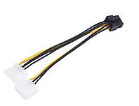 Переходник Molex ATX 8 пин молекс провод 8pin видеокарты