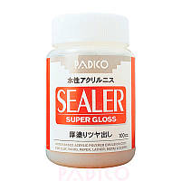 Лак універсальний суперміцний фініш глянець Padico Sealer (Японія)(пробник 10мл), акриловий, на водній основі