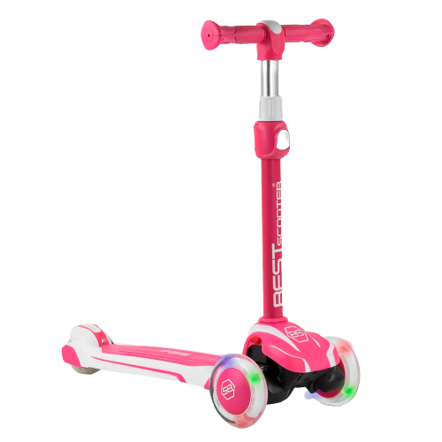Самокат триколісний дитячий Maxi Best Scooter MX-70908 колеса світяться