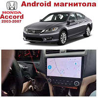 Автомагнитола с навигатором и ТВ-тюнером для Honda Accord 2003-2008 М150 2/32ГБ в рамке