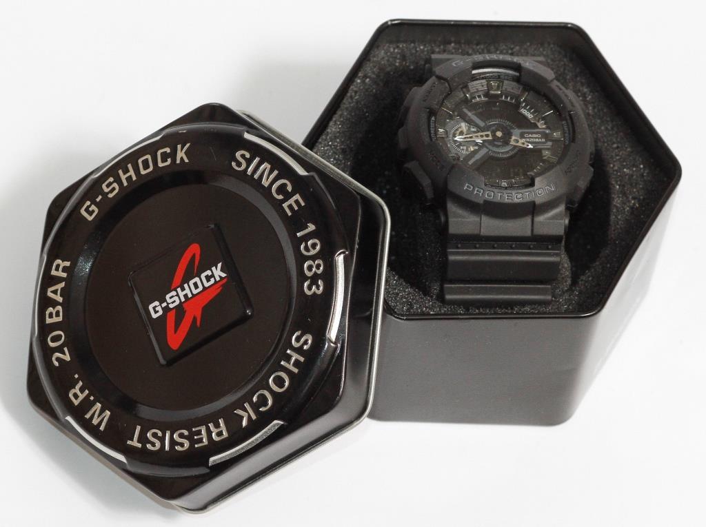 Наручные кварцевые часы "Сasio G-Shock GA-110GB-1AER" Black в коробке