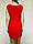 Плаття червоне жіноче літнє коротке драпіроване на фігурі яскраве, фото 4