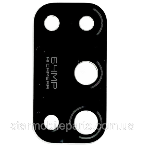 Скло камери для Realme 7 Pro чорне, фото 1