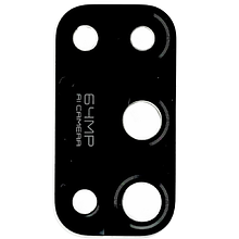 Скло камери для Realme 7 Pro чорне