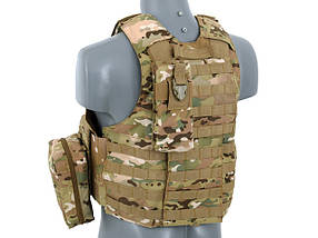 Бойова тактична розвантаження з системою QR - Multicam [8FIELDS] (для страйкболу), фото 4