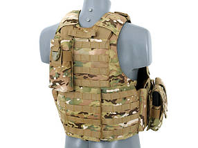 Бойова тактична розвантаження з системою QR - Multicam [8FIELDS] (для страйкболу), фото 5