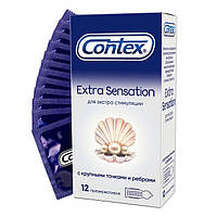 Презервативы Contex Extra Sensation с точками и ребрами 2 в 1 для дополнительной стимуляции. #12