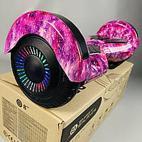Гироскутер гироборд 8 дюймов для девочки Оригинал Smart Balance Розовый космос