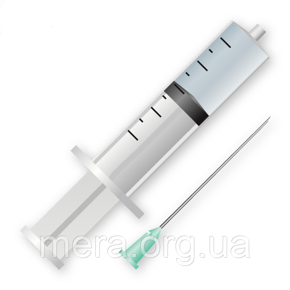 Шприц 3х компонентний 20мл