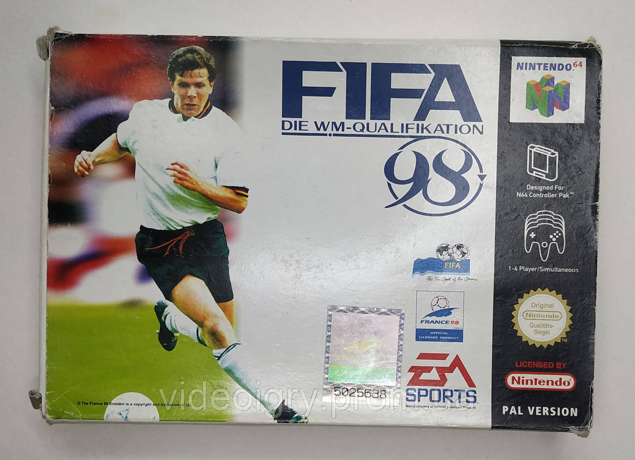 FIFA 98: Road to World Cup Nintendo 64 PAL (EUR) БУ