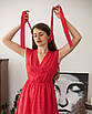 Гарне плаття "359", червоний, розміри 44,46,48,50, фото 3
