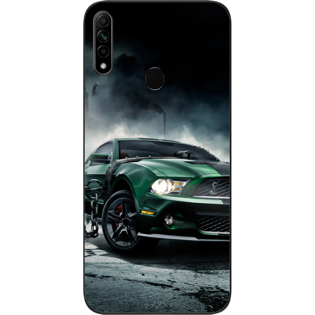 Силиконовый чехол для OPPO A31 с картинкой Мустанг
