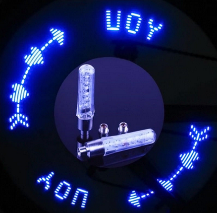 Світяться світлодіодний ковпачок на колеса (ціна за 1шт), Світлодіодна підсвітка, світлодіодні насадки (синій), фото 2