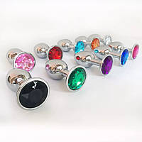 Анальна пробка S 2,8 см метал Масажер простати Анальний плагін