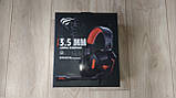 Навушники ігрові з мікрофоном і підсвіткою HAVIT HV-H657D GAMING, black, фото 11