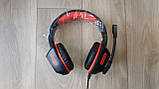 Навушники ігрові з мікрофоном і підсвіткою HAVIT HV-H657D GAMING, black, фото 3