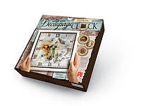 Комплект креативного творчества Dankotoys "Decoupage Clock" с рамкой