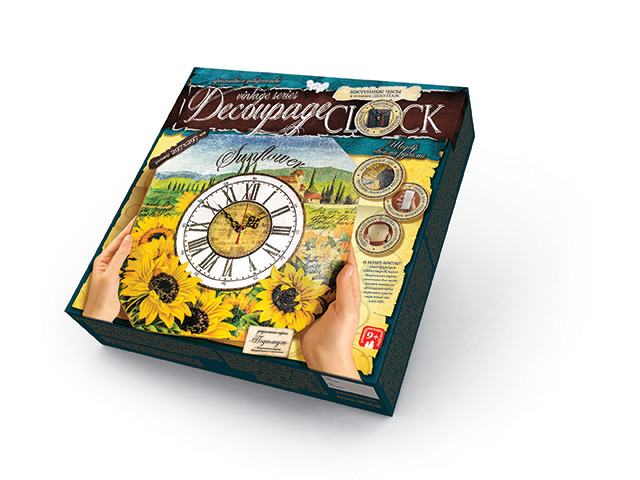 Комплект креативного творчості Dankotoys "Decoupage Clock"