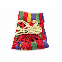 Гамак мексиканська бавовна 200*80 см жовтогарячий, фото 2