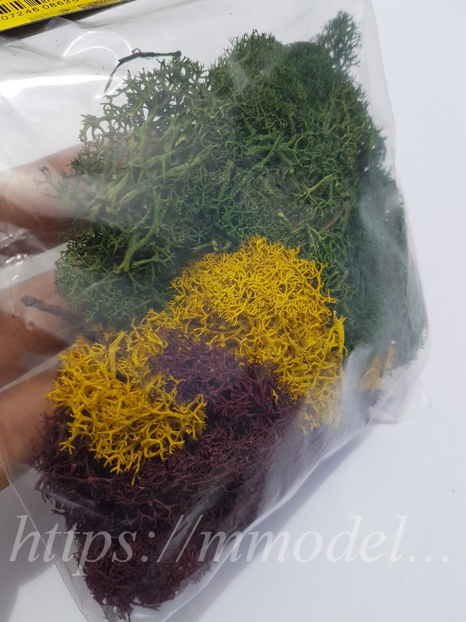 Noch 08630 Набір для ланшафтного дизайну на макете-декоративний мох, масштабу 0, H0, TT, N, фото 1