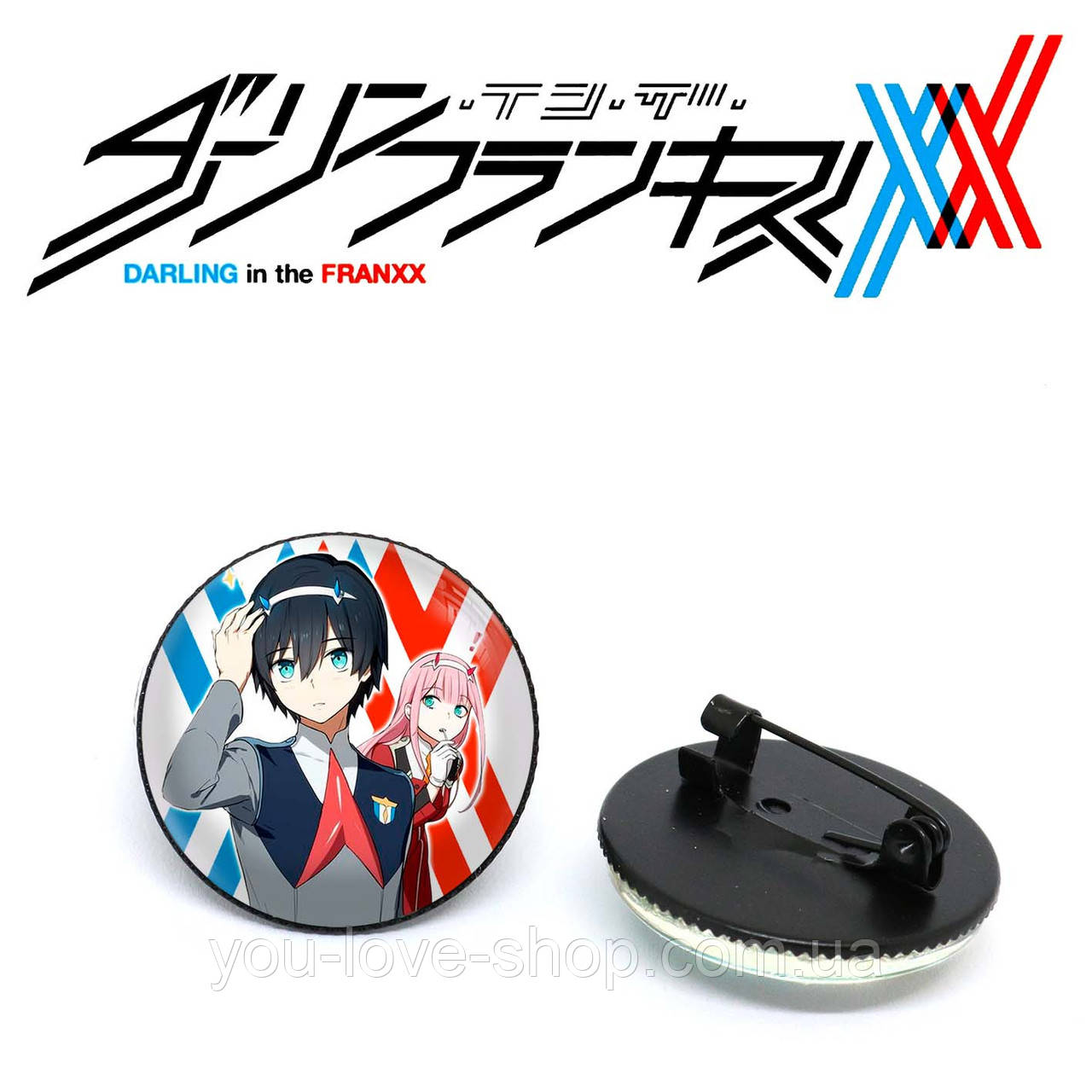 Значок Коханий у Франксі "Friends" / Darling in the Franx, фото 1