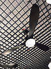 Люстра-вентилятор, стельовий вентилятор 3 лопаті d-163 см чорний, Reverse, фото 5