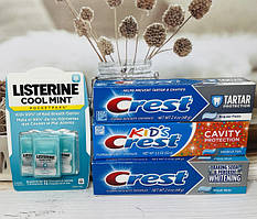 CREST Зубні пасти, системи відбілювання і Listerine