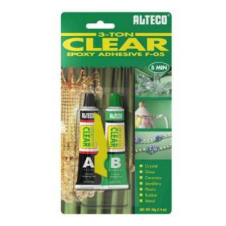 Епоксидний клей ALTECO 3 TON CLEAR (прозорий) 20 гр.