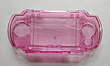 Захисний пластиковий корпус для PSP Slim 2000/3000 рожевий, фото 2