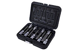 Набір біт HEX Intertool 1/2" x H4-H17 x 100 мм (9 шт.) Storm (ET-8406)